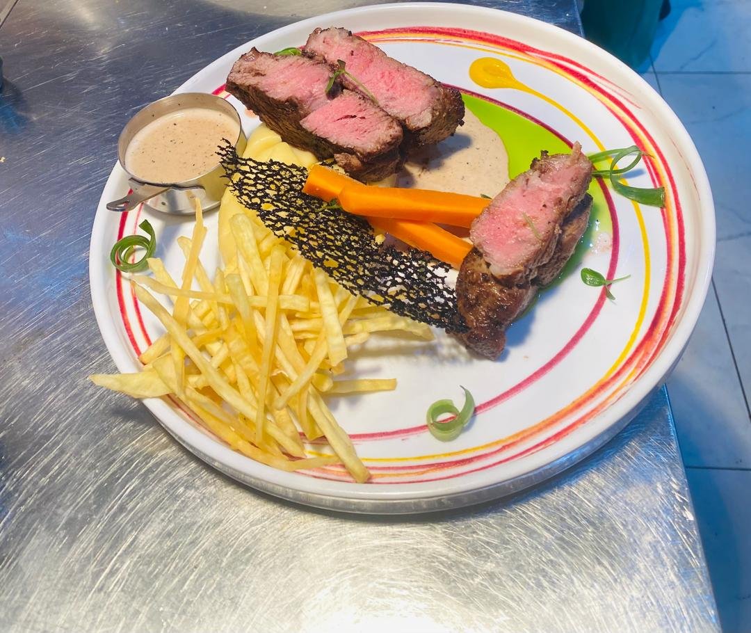 Rib-eye steak